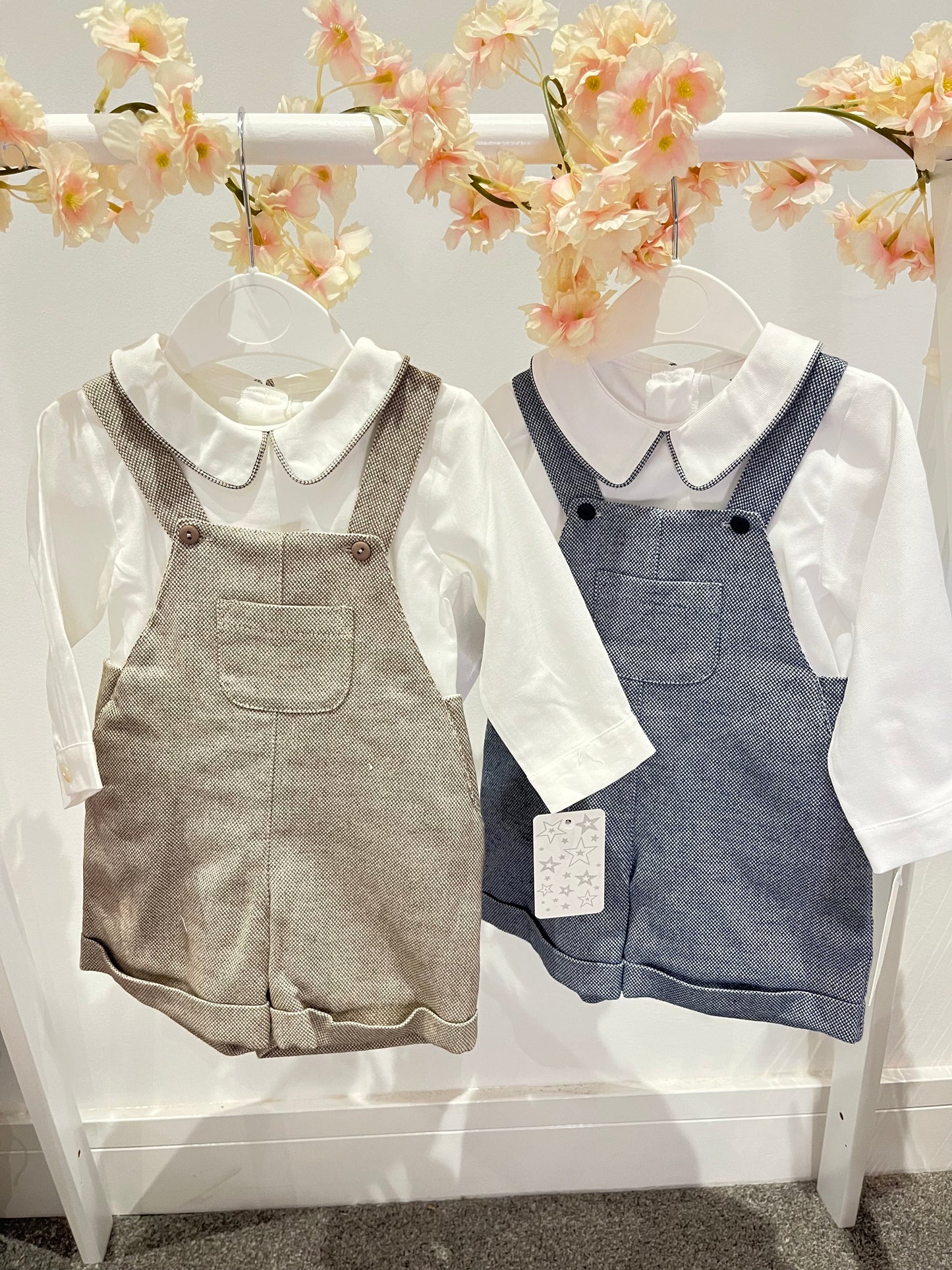 Boys Pocket Dungaree & Shirt