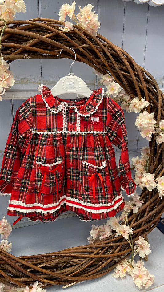 Beau Kid Baby Tartan Pyjamas