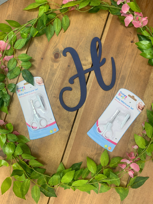 White unisex baby manicure set - Hetty's Baby Boutique