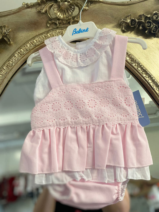 Babine * 6m Spanish Pink Romper